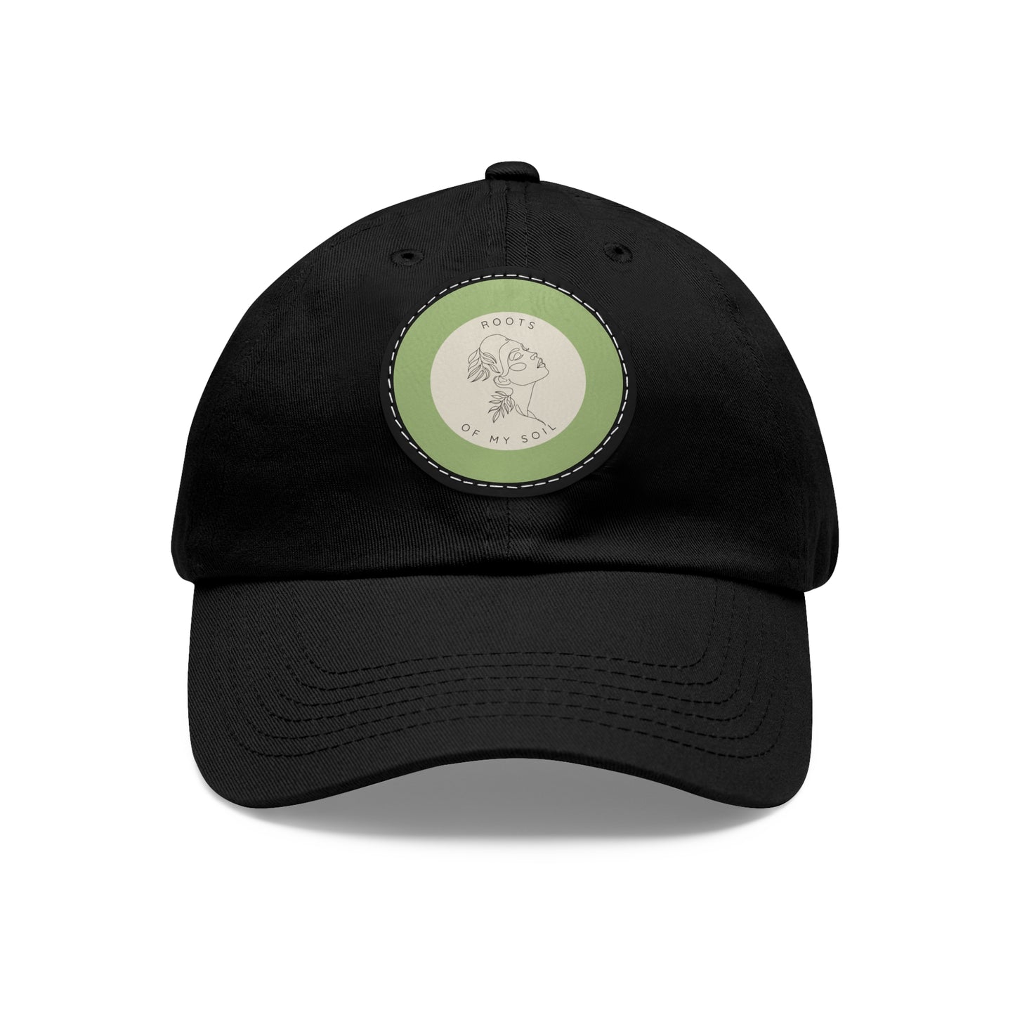 ROMS Logo Dad Hat with Leather Patch (Round)