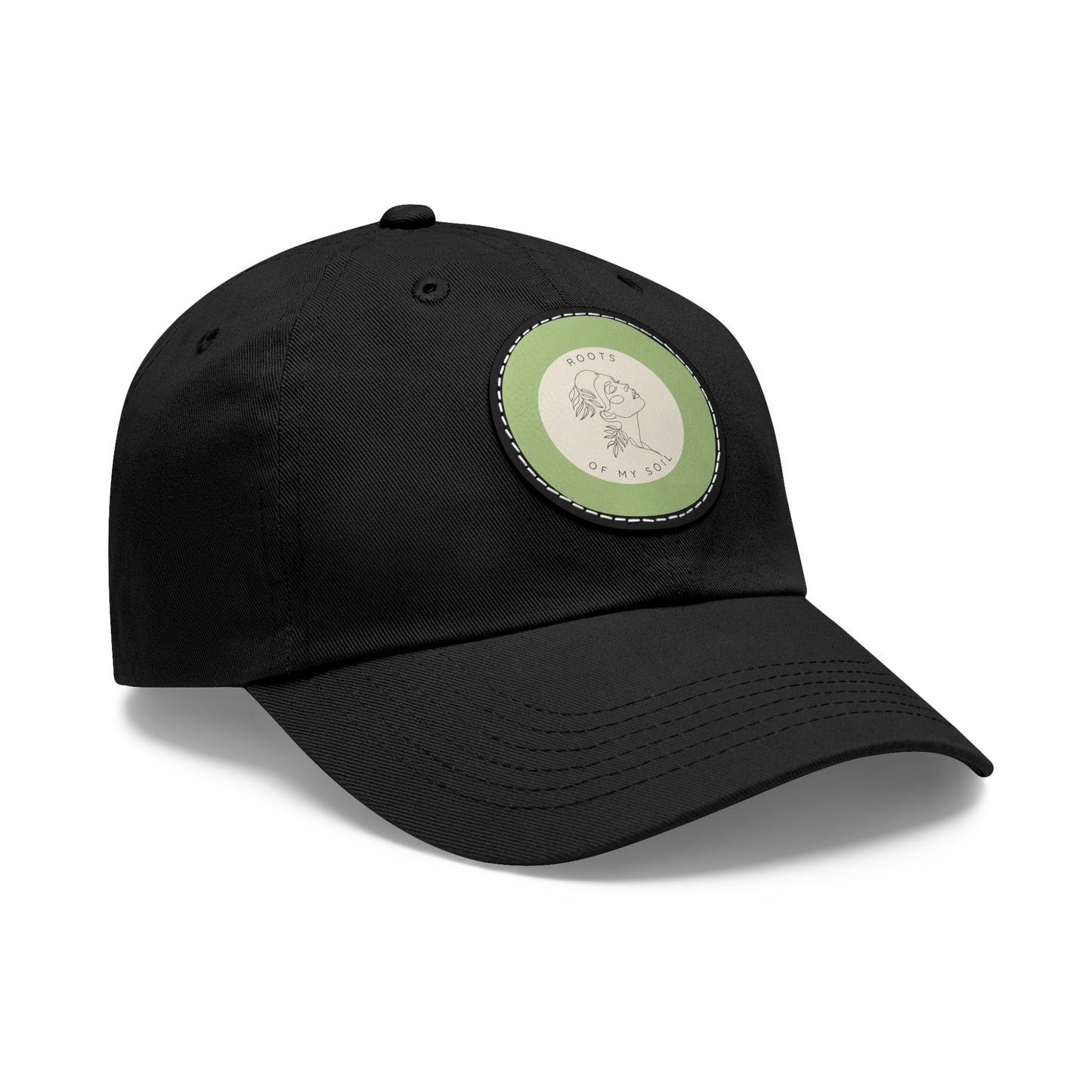ROMS Logo Dad Hat with Leather Patch (Round)