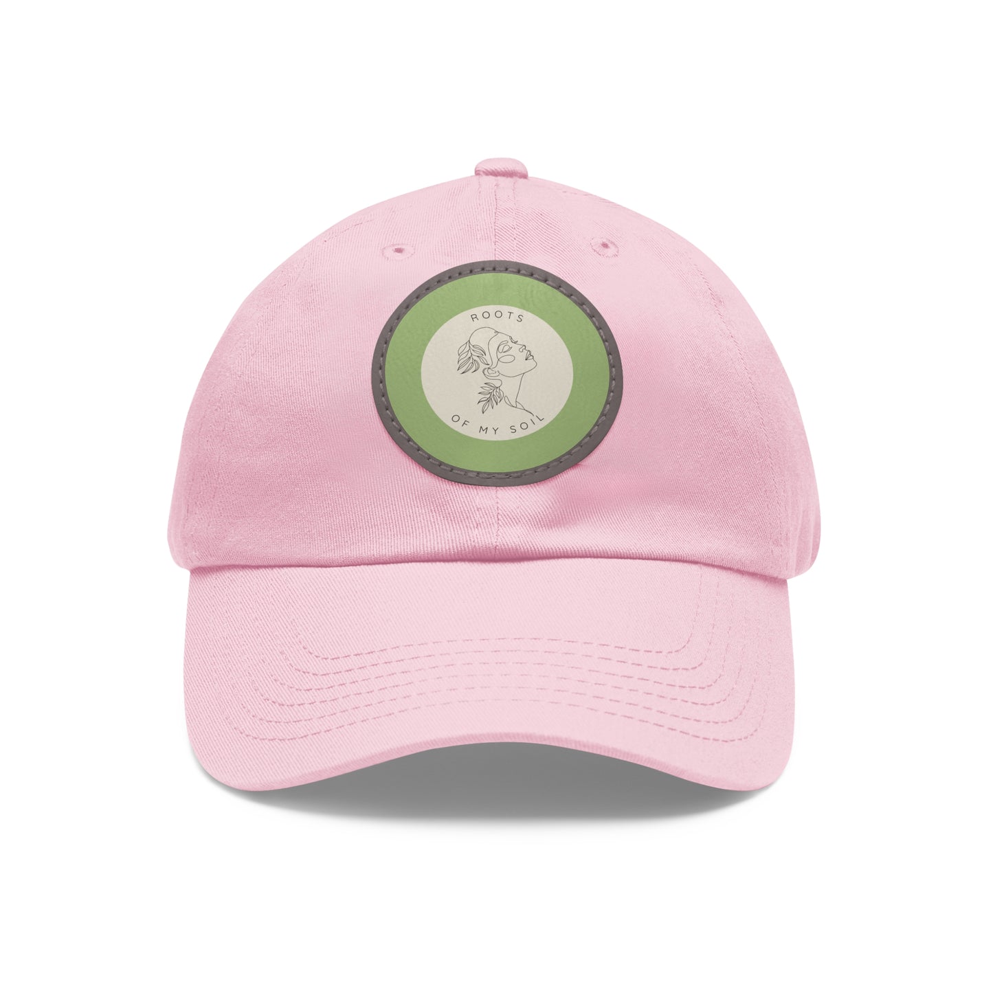 ROMS Logo Dad Hat with Leather Patch (Round)