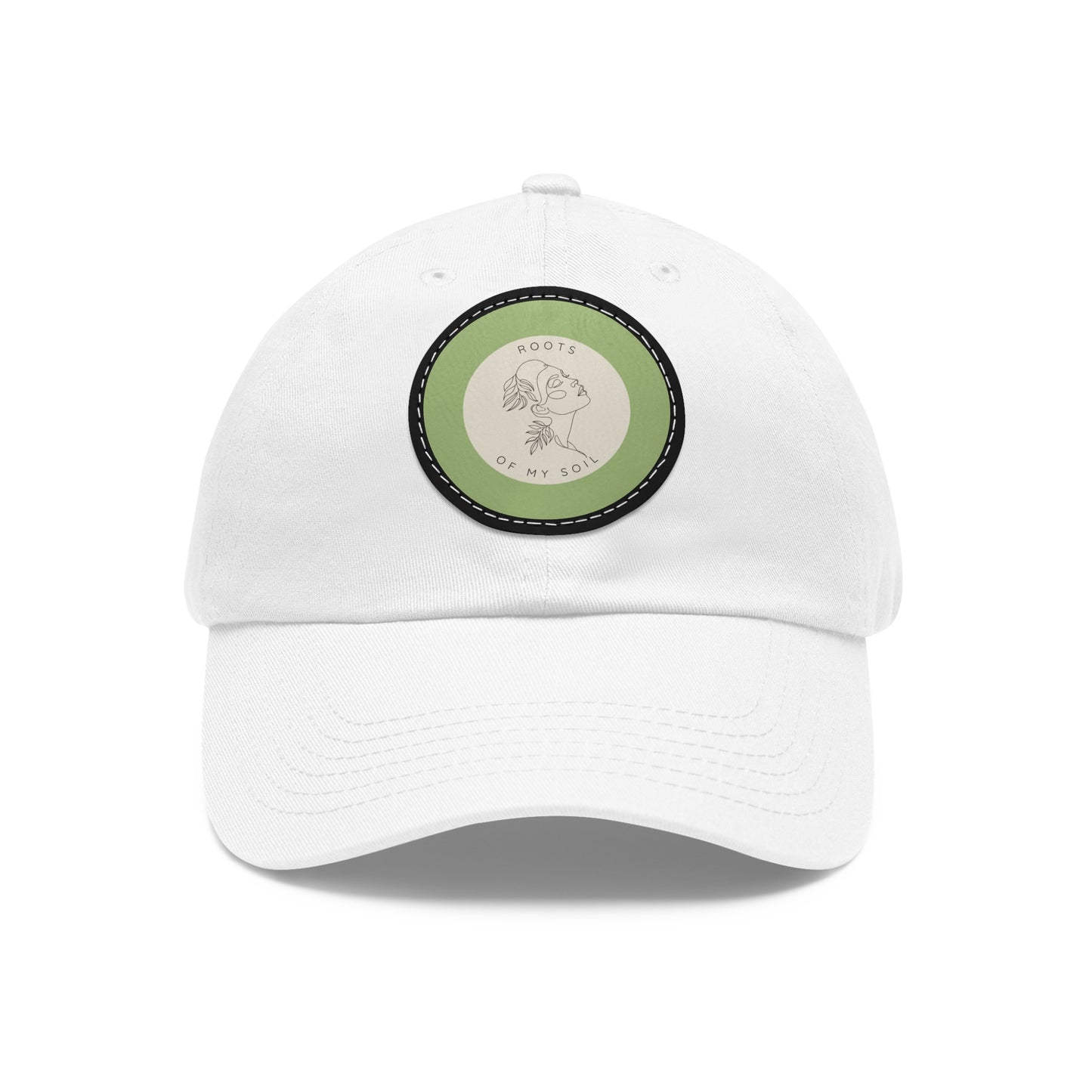 ROMS Logo Dad Hat with Leather Patch (Round)