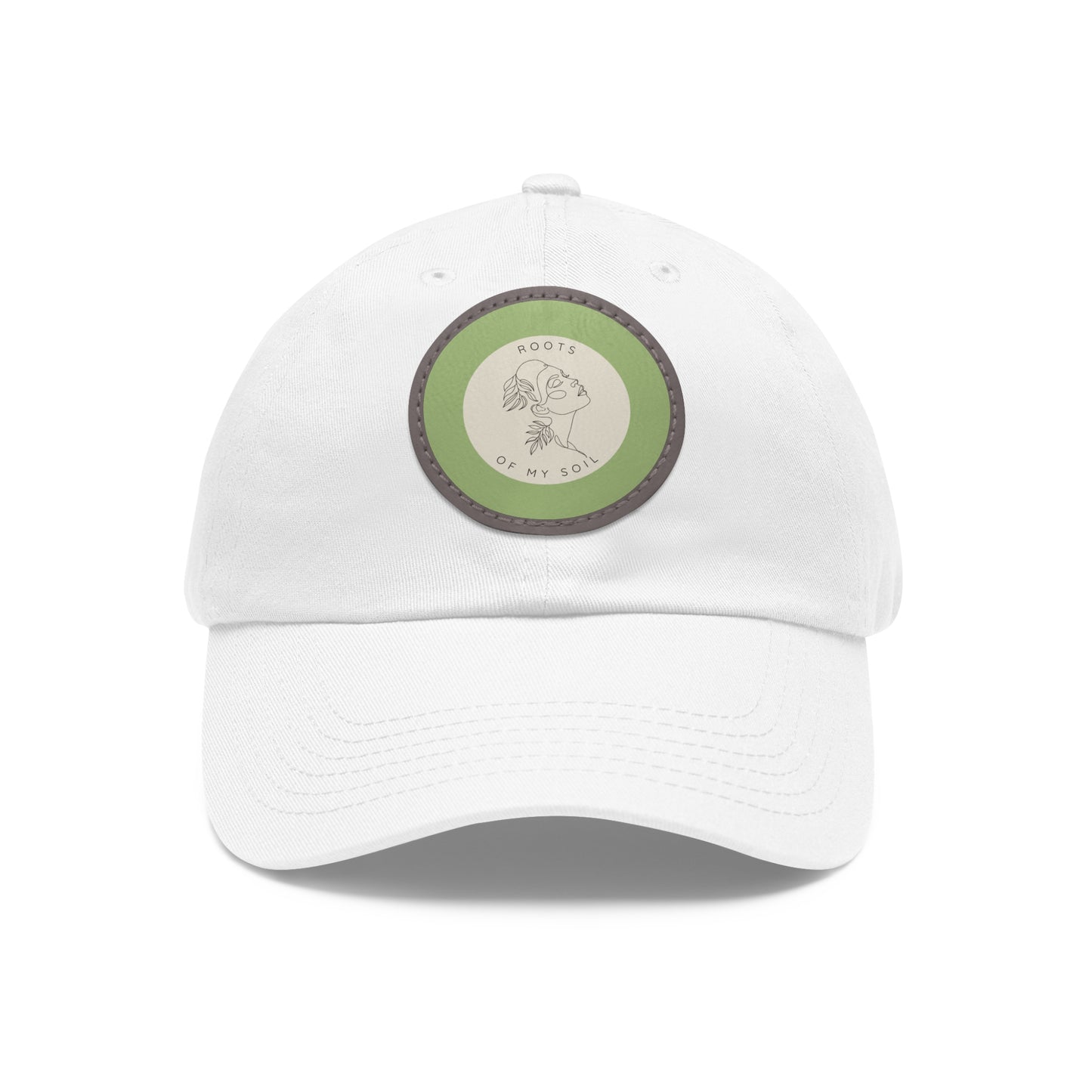 ROMS Logo Dad Hat with Leather Patch (Round)