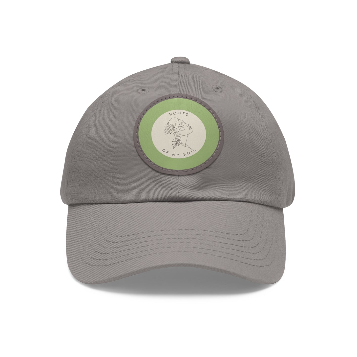 ROMS Logo Dad Hat with Leather Patch (Round)